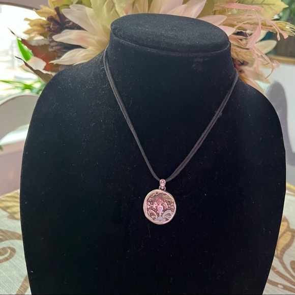 Brighton Reversible Circle Pendant Necklace - Picture 7 of 9